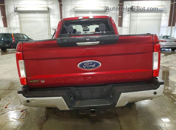 1FT7W2BT4HEE79313 2017 FORD F250 Red Vista trasera