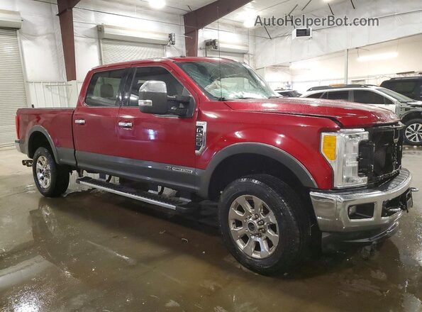 1FT7W2BT4HEE79313 2017 FORD F250 Red Delantero derecho