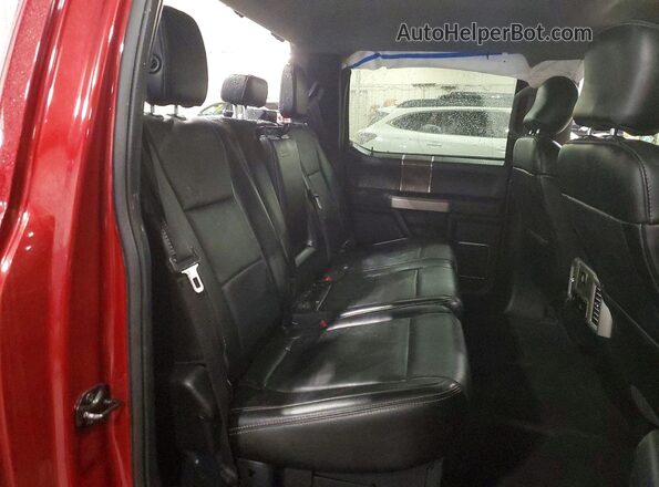 1FT7W2BT4HEE79313 2017 FORD F250 Red Vista de los asientos traseros