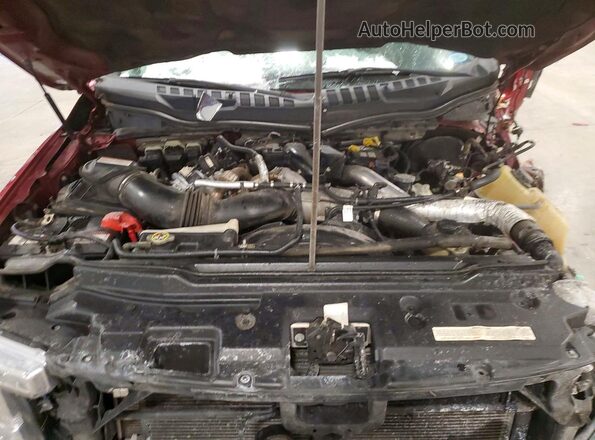 1FT7W2BT4HEE79313 2017 FORD F250 Red Vista interior trasera