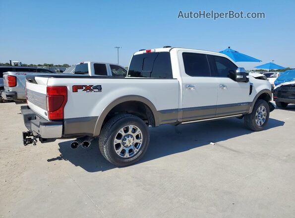 1FT7W2BT7MED19923 2021 FORD F250 White Trasero derecho