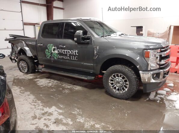 1FT7W2BT9NEG31677 2022 FORD F-250 Серый Вид задней части салона