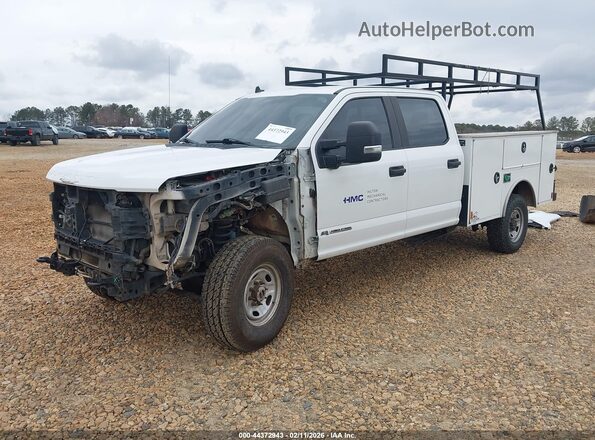 1FT7W2BTXKED15488 2019 FORD F-250 White წინა მარცხენა ხედი სამი მეოთხედიდან