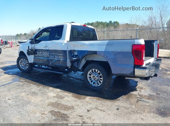1FT7X2AT8NED45317 2022 FORD F-250 White Trasero izquierdo