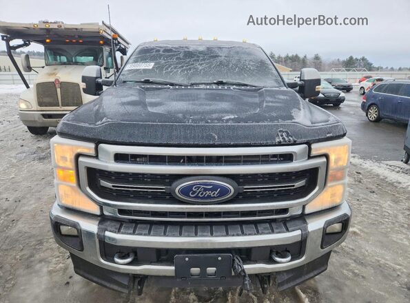 1FT7X3B61NEF71083 2022 FORD F350 Black წინა ხედი