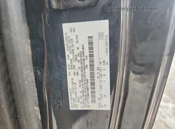 1FT7X3B61NEF71083 2022 FORD F350 Black ძრავის განყოფილების ხედი