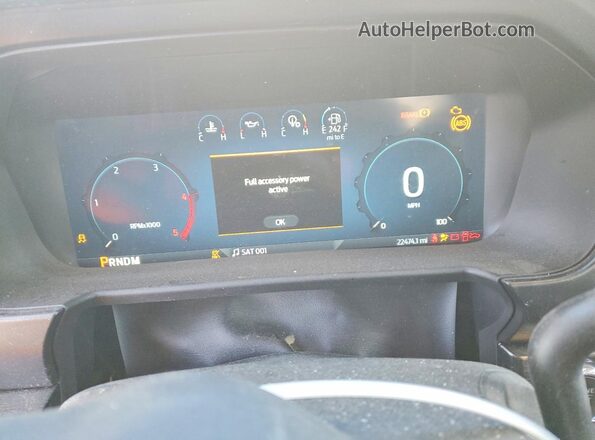 1FT8W2BT6SEC47811 2025 FORD F250 White ხელსაწყოთა პანელის ხედი