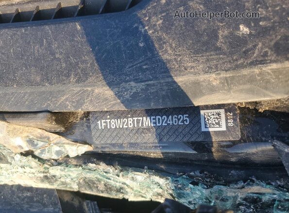 1FT8W2BT7MED24625 2021 FORD F250 Black Widok naklejki z numerem VIN