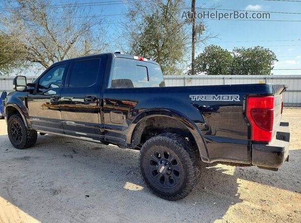 1FT8W3BT6NED60684 2022 FORD F350 Black Tył lewy