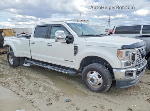 1FT8W3DT0NEF73675 2022 FORD F350 White Przód prawy