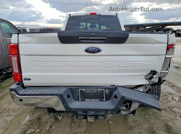 1FT8W3DT0NEF73675 2022 FORD F350 White Widok z tyłu
