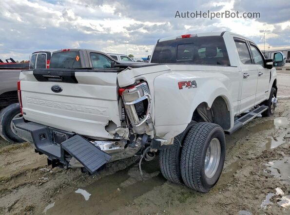 1FT8W3DT0NEF73675 2022 FORD F350 White Tył prawy