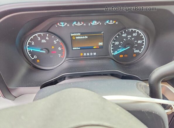 1FT8X2BA3PEC01825 2023 FORD F250 Red Vista del cuadro de instrumentos