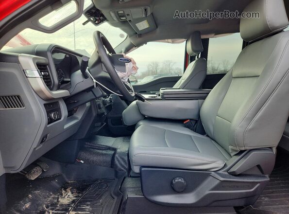 1FT8X2BA3PEC01825 2023 FORD F250 Red Vista interior delantera