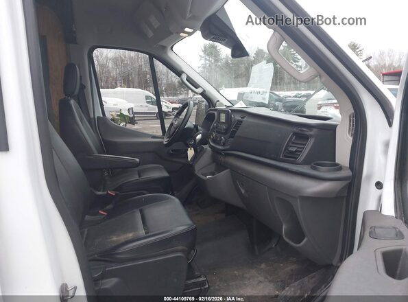 1FTBR1C80MKA15596 2021 FORD TRANSIT-250 White Widok wnętrza z przodu
