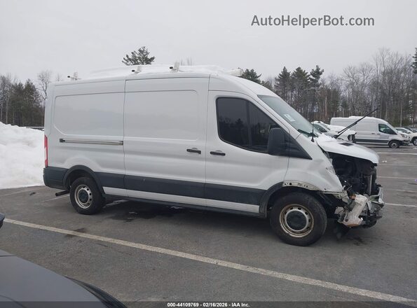 1FTBR1C80MKA15596 2021 FORD TRANSIT-250 White Widok wnętrza z tyłu