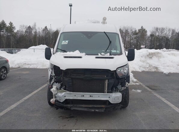 1FTBR1C80MKA15596 2021 FORD TRANSIT-250 White Widok zestawu wskaźników