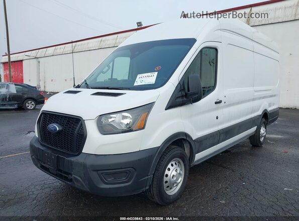 1FTBR3U80PKA40898 2023 FORD TRANSIT-250 White წინა მარცხენა ხედი სამი მეოთხედიდან