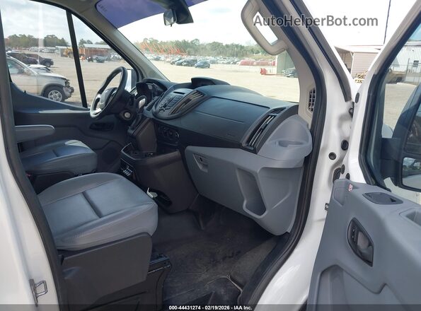 1FTBW2CG2KKA68061 2019 FORD TRANSIT-350 White Widok wnętrza z przodu