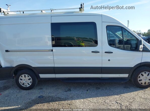 1FTBW2CG2KKA68061 2019 FORD TRANSIT-350 White Widok wnętrza z tyłu