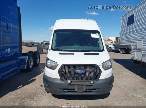 1FTBW3XG0MKA12039 2021 FORD TRANSIT-350 White Instrument cluster view