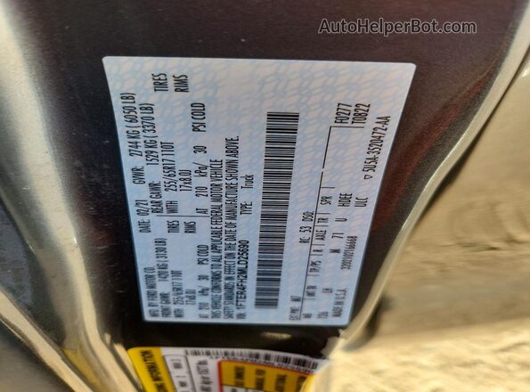 1FTER4FH2MLD25690 2021 FORD RANG Gray 