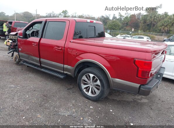 1FTEW1C4XLFB80064 2020 FORD F150 Красный Задняя левая четверть