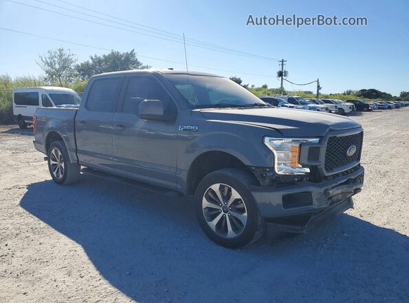 1FTEW1CP2KKD22746 2019 FORD F150 Gray 
