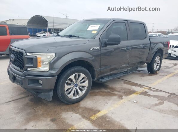 1FTEW1CP3JKF20668 2018 FORD F150 Gray 
