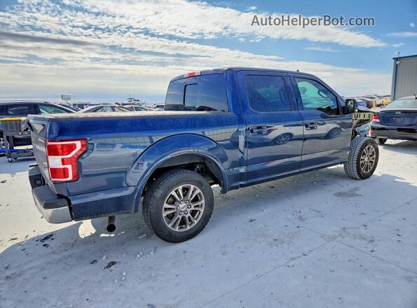 1FTEW1CP4KKD88229 2019 FORD F150 Blue Tył prawy