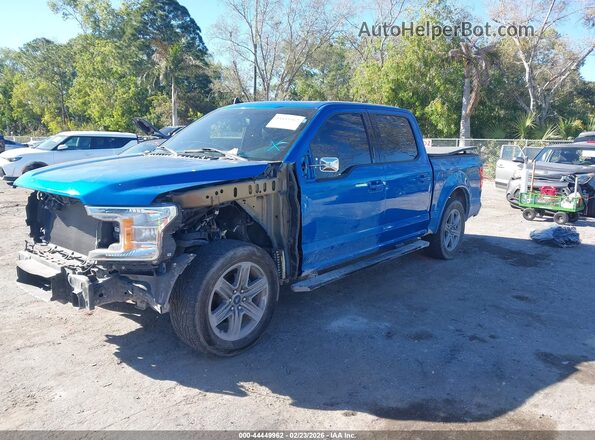 1FTEW1CP4KKE03103 2019 FORD F150 Blue წინა მარცხენა ხედი სამი მეოთხედიდან