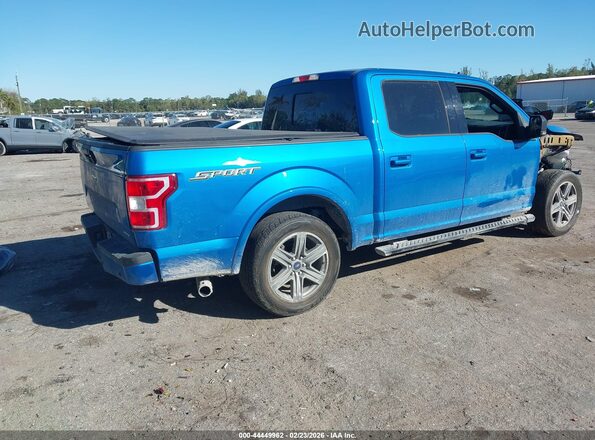 1FTEW1CP4KKE03103 2019 FORD F150 Blue უკანა მარჯვენა