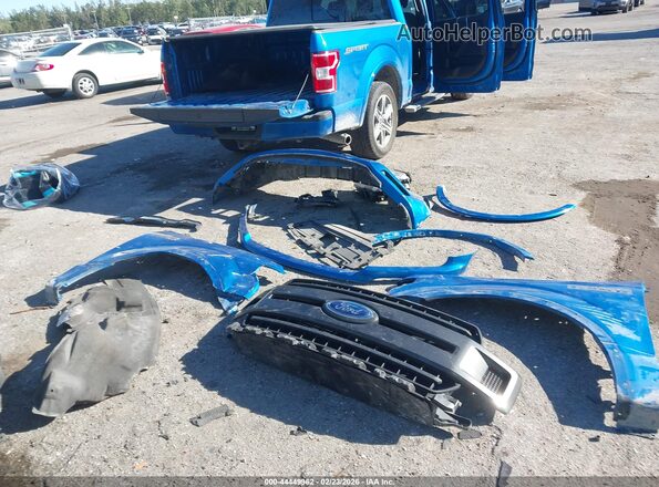 1FTEW1CP4KKE03103 2019 FORD F150 Blue ხელსაწყოთა პანელის ხედი