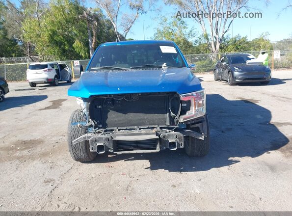 1FTEW1CP4KKE03103 2019 FORD F150 Blue უკანა სალონის ხედი