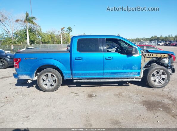 1FTEW1CP4KKE03103 2019 FORD F150 Blue სალონის 360-გრადუსიანი ხედი