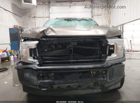 1FTEW1E5XJFD05096 2018 FORD F150 Brown Widok zestawu wskaźników