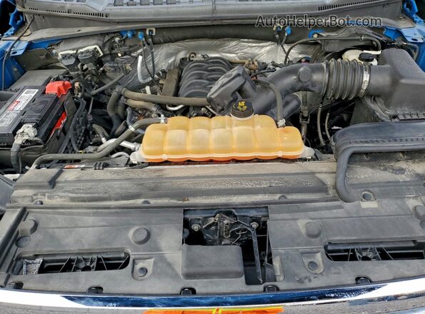 1FTEW1EF8GFA61725 2016 FORD F150 Blue Vista interior trasera