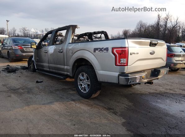 1FTEW1EG6GKF91658 2016 FORD F150 Silver Trasero izquierdo