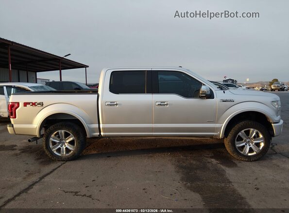 1FTEW1EG8GFA77822 2016 FORD F150 Silver Rear interior view