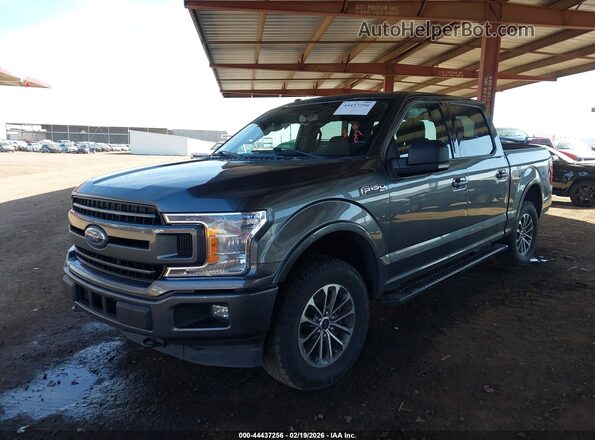 1FTEW1EP2JFE64969 2018 FORD F150 Gray Vista tres cuartos delantera izquierda