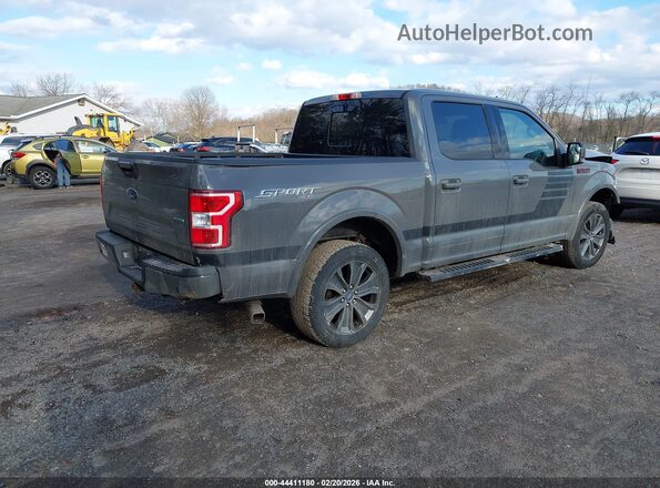 1FTEW1EP3JFE41698 2018 FORD F150 Gray Rear right