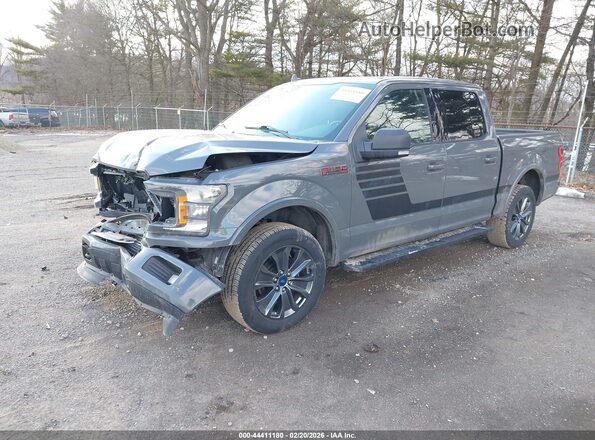 1FTEW1EP3JFE41698 2018 FORD F150 Gray Front left
