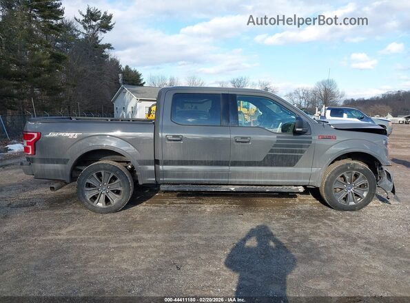 1FTEW1EP3JFE41698 2018 FORD F150 Gray Rear interior view