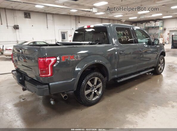 1FTEW1EP6GFB89888 2016 FORD F150 Gray Հետևի աջ