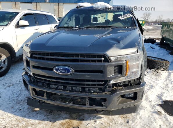 1FTEW1EP6KFC83567 2019 FORD F150 Gray წინა ხედი