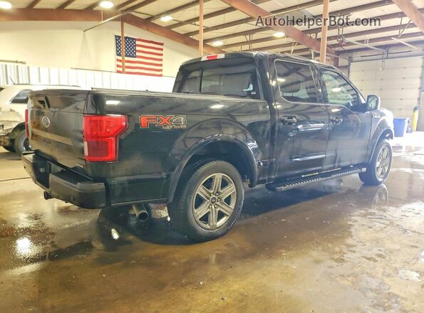 1FTEW1EP7JFE55605 2018 FORD F150 Black Trasero derecho