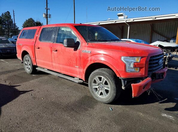 1FTEW1EP9GKF68343 2016 FORD F150 Red Delantero derecho