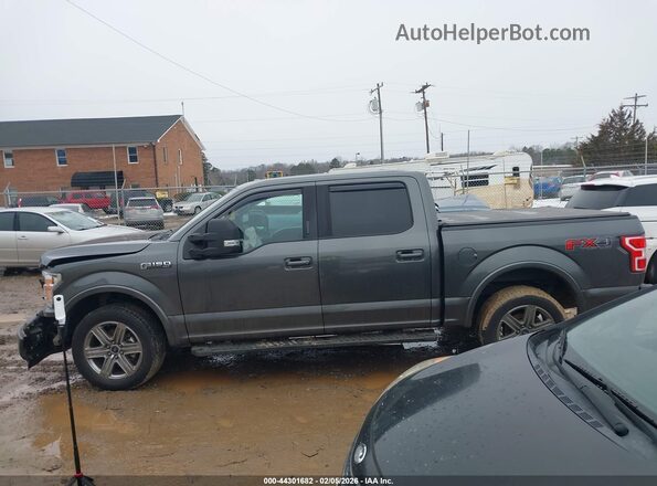 1FTEW1EP9JFB99225 2018 FORD F150 Gray 