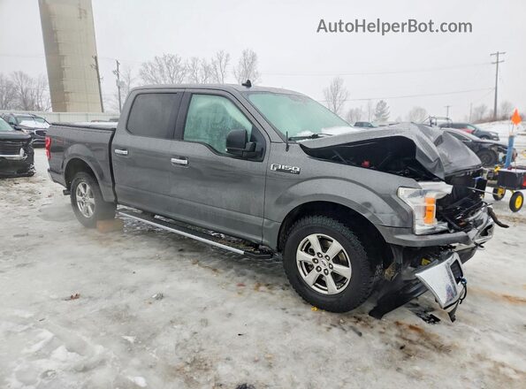 1FTEW1EPXKFA54924 2019 FORD F150 Gray Delantero derecho