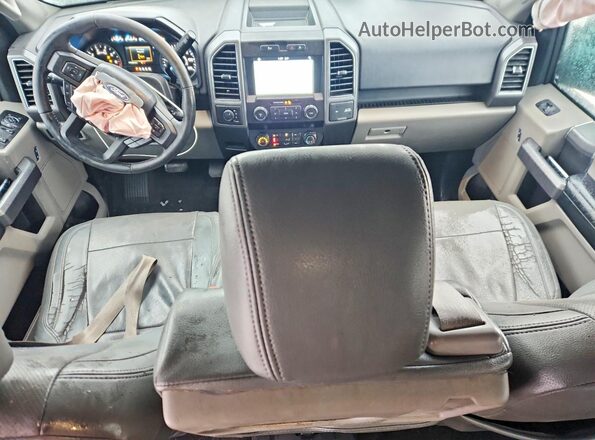 1FTEW1EPXKFA54924 2019 FORD F150 Gray Vista del salpicadero